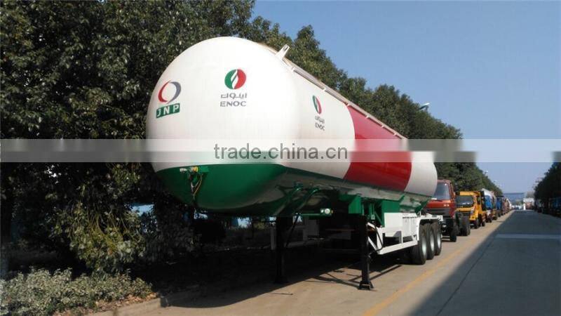 good quality 56 cubic meters shaded lpg gas tanker semi trailer