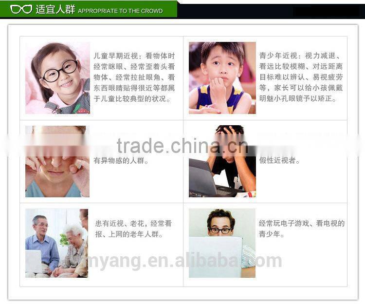 china sunglass manufacturers/fashion brand pinhole glasses medical glasses 2015 eBay hot pinhole glasses anti fatigue glasses