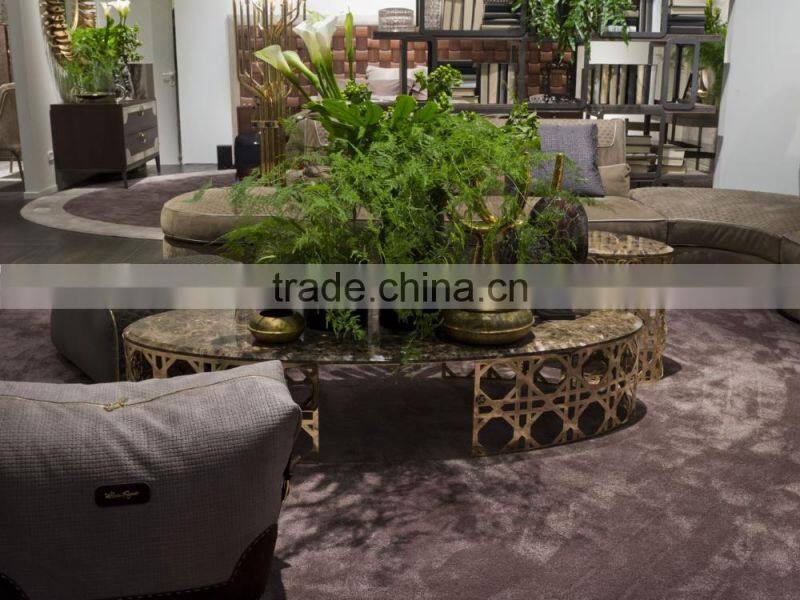 Vintage Italy Design Living Room Furniture/ Luxury Top Quality Fabric Sofa Set/ Gorgeous Sectional Sofa Couch