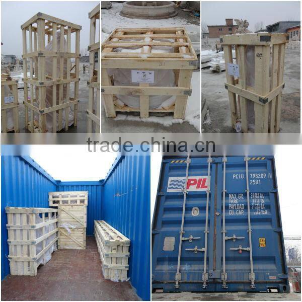 Garden Marble Carved Figure Desing Flowerpot