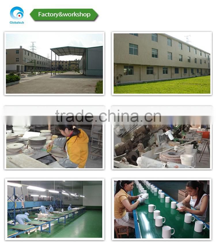 China Factory Personalized Custom Printed Sublimation Ceramic Plate For Wedding