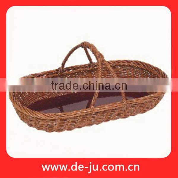 Custom Practical Big Box Bamboo Picnic Basket