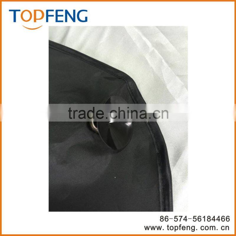 car windshield snow cover with 2 PVC suction cups