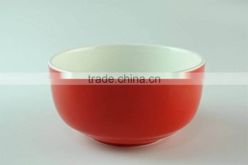 red glazed ceramic bowl and wooden chopsticks set in gift box dinner set for wholesale