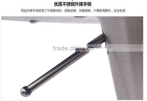 Modern simple lift fashion round high bar table tempered glass coffee table home leisure high cocktail table YYB090