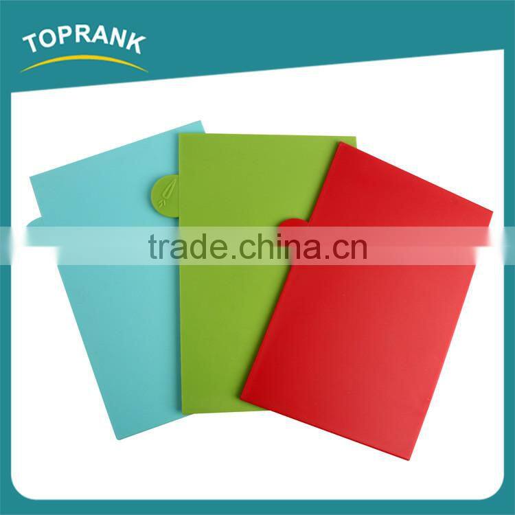 Multi color food grade PP plastic coded index chopping board