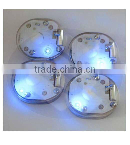 Custom fashion individualistic flashing LED PVC patch/budge for garment