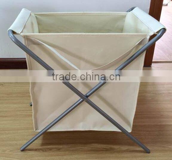 X frame folding laundry basket