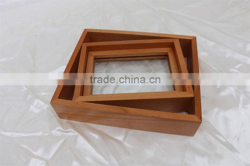High grade handmade new style beech wood photo frame