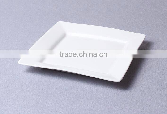 High quality ceramic white dining plate sets