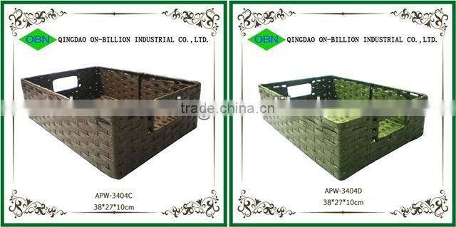 2014 New design large paper rope container storage vintage basket