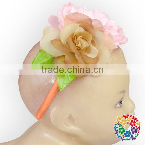 Pretty Cheap Pink White Flower Headwear