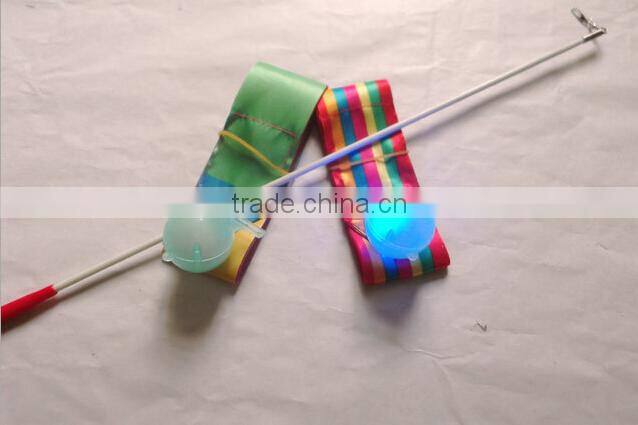 rhythmic gymnastics Dancing ribbon with flash ball