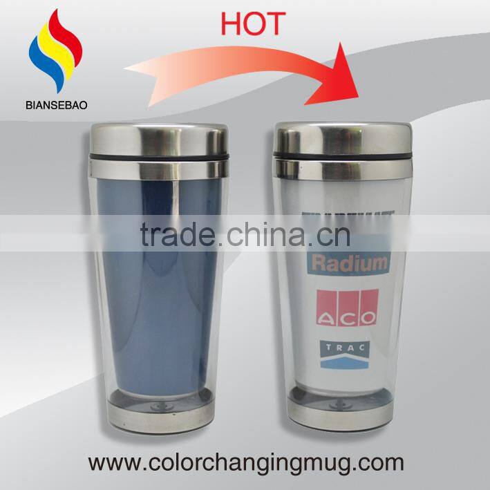 Stainless Steel Mug and Cap Metal Travel Mug