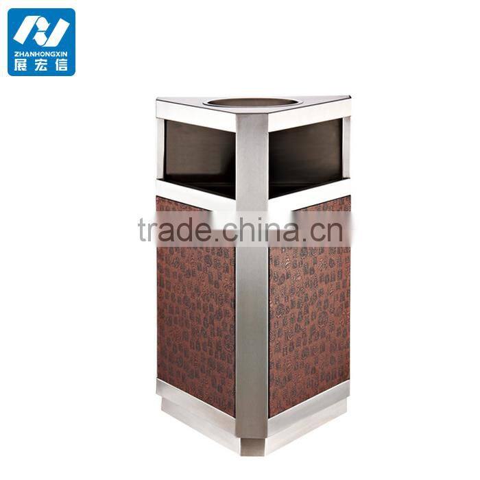Smokeless ashtray stand both for indoor hotels and outdoor streets