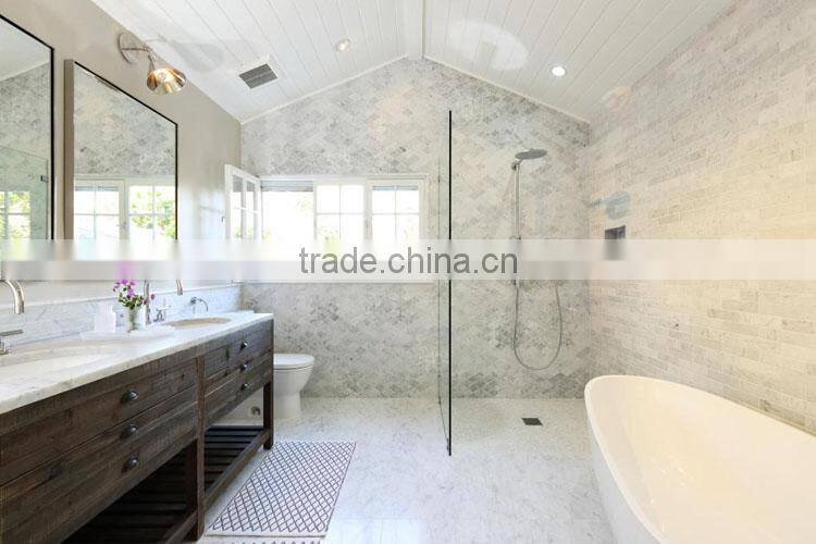 Ecofriendly full polished natural stone oriential white marble tiles