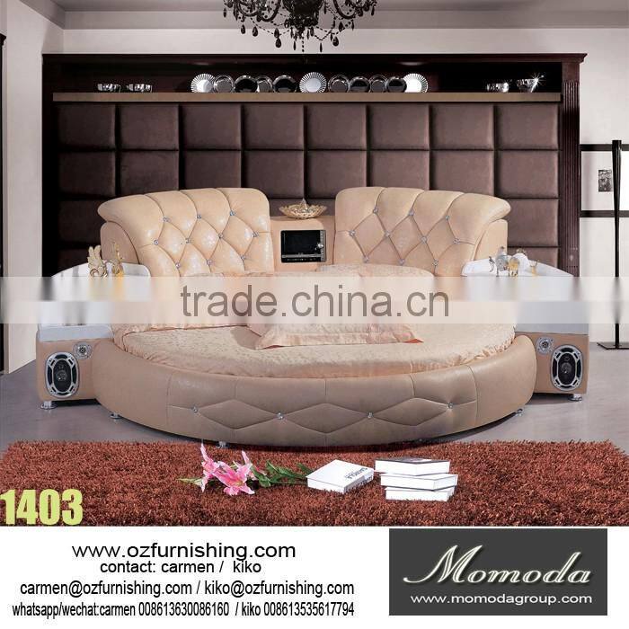 1408 king size bedroom set in high gloss/elegant and luxurious champagne gold bedroom set