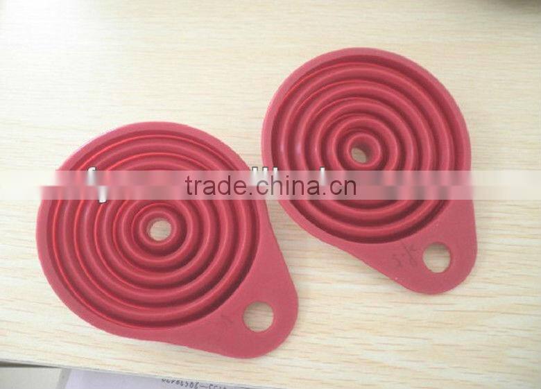 eco-friendly silicone foldable funnel for kichen