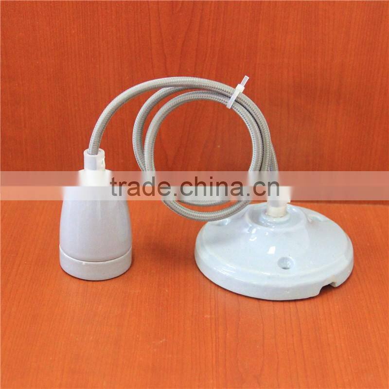 e27 DIY colorful screw contemporary ceiling porcelain droplight drop light lampholder