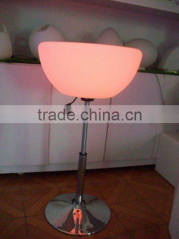rechargeable colorful waterproof LED bar furniture table