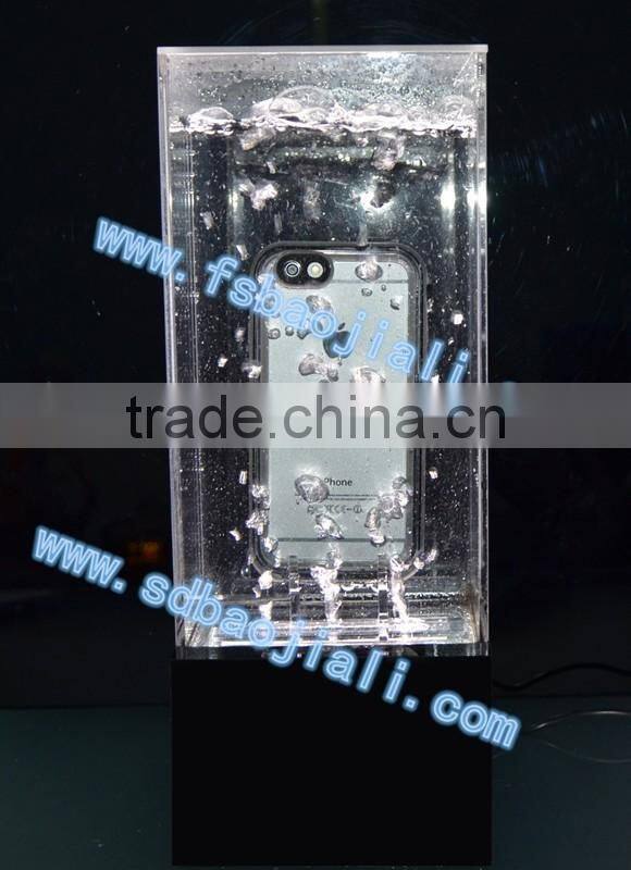 customized waterproof display water tank for waterproof products