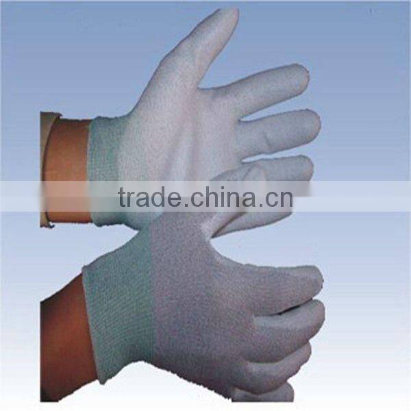 Antistatic pu palm fit glove