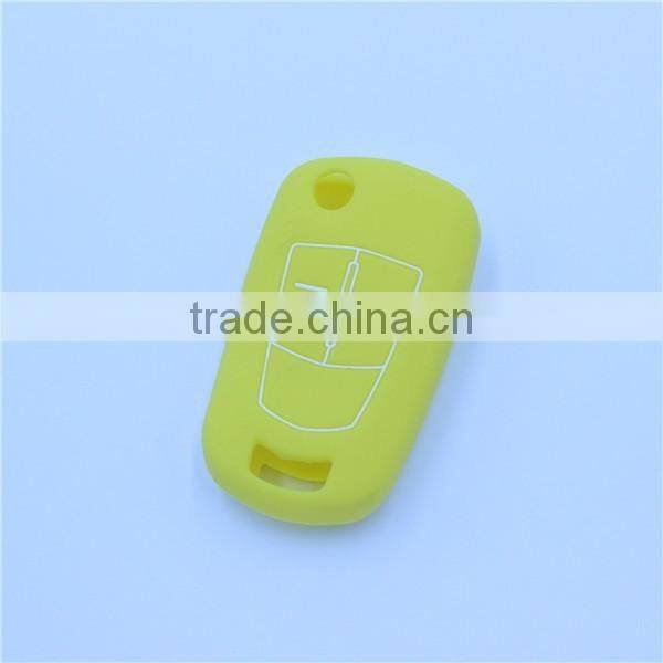 Silicone Remote Skin Cover fit for Opel Vauxhall 3 Button Flip Remote Key Case