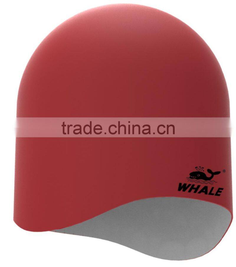Custom silicone adult swim cap, swimming cap(CAP-1802)