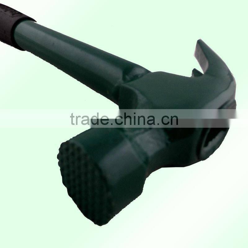 H1046 steel handle anti-skipping and magnetized claw hammer