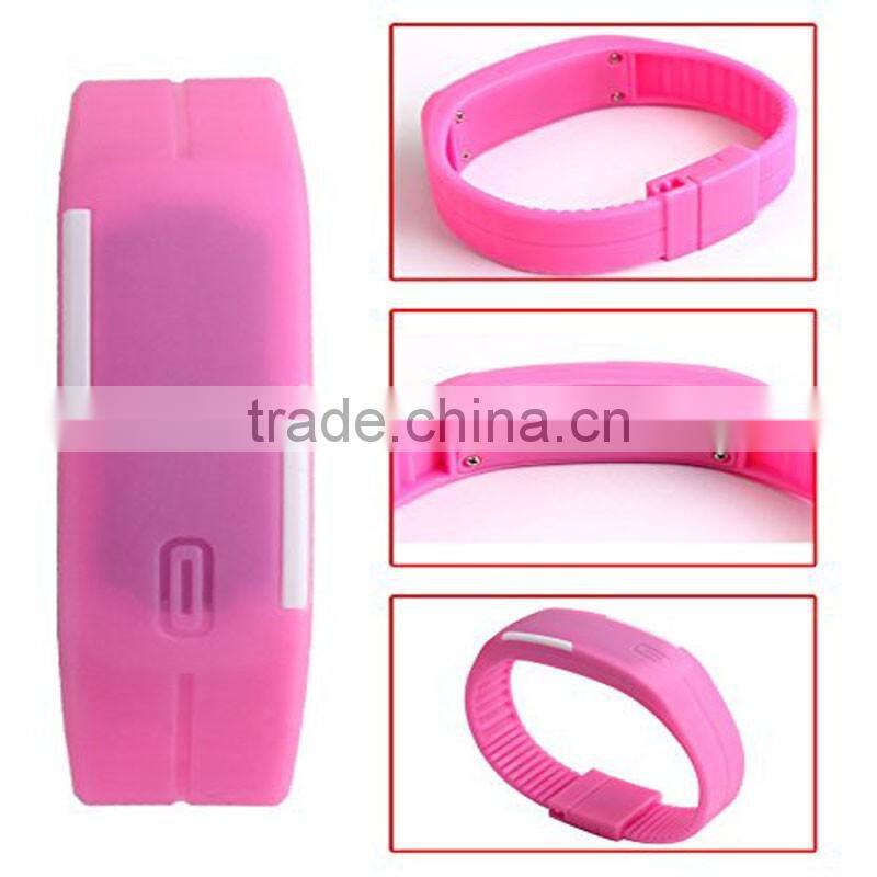 Cheap Fashion LED Lady Digital Watch Sport Plastic Watch Strap 2016