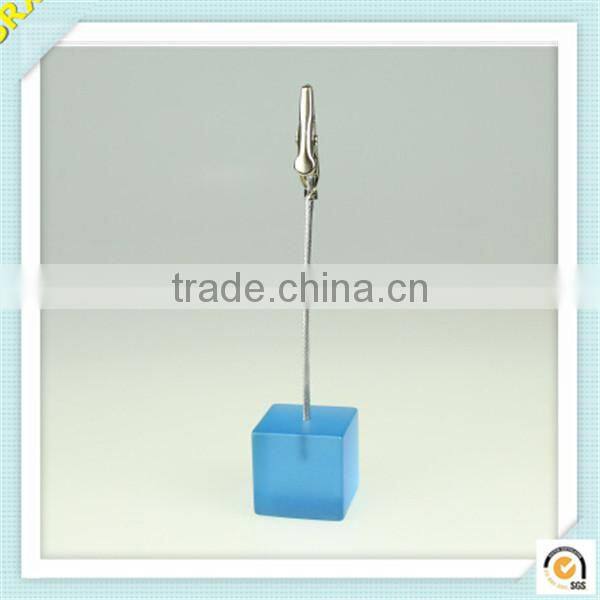 Alibaba Gorden supplier cube memo clip gift ,small plastic memo holder clip,OEM fashion plastic memo clips maker