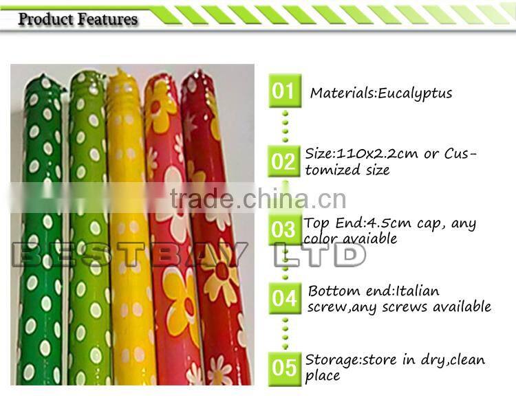 100% responsible quality wood broom handle/mop handle/wooden broom handle