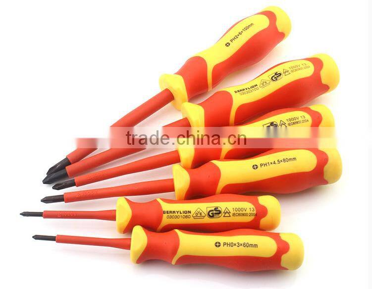 Berrylion VDE Screwdriver Insulated Screwdriver 75mm Screwdriver