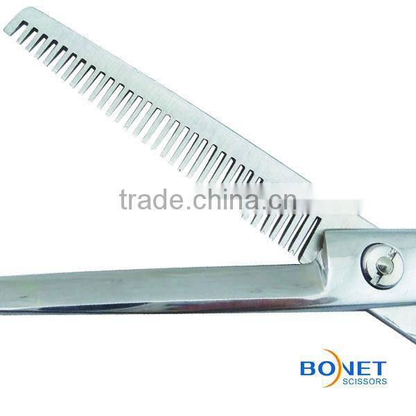 TZ02632 6" Fashion barber teeth hair thinning scissors with razor blade
