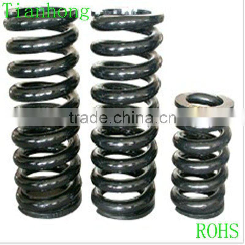 Heavy duty compression springs with large wire diameter