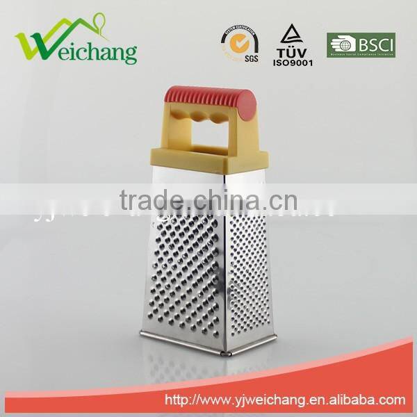 WCGT321 New products 4 sides electrolytic corrosion vegetable kitchen graters stainless steel grater