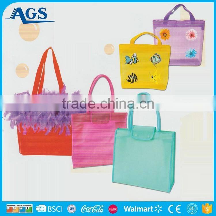 stylish bottle shape transparent cosmetic bag