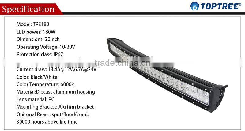 20"/30"/40"/ 50'' Off Road 4x4 Truck Auto Curve Led Light Bar Arch Bent Bar