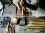 RATTAN ESCRIMA STICKS PAIR Made of Cane with Burnt Smoke In Natural Color