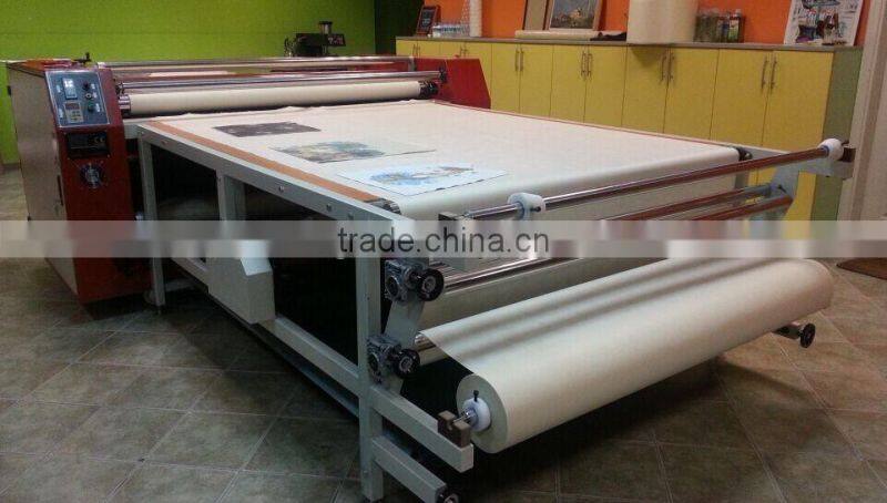 Rotary sublimation heat press, fabric roll sublimation machine printer