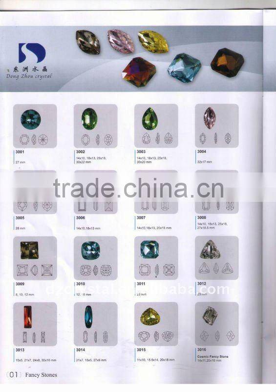 crystal fancy stone bead