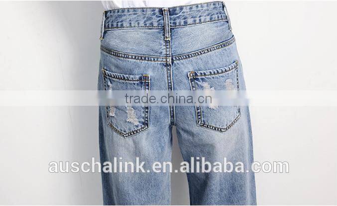 hot sale fashion jeans hip hop ripped jeans for women 2016
