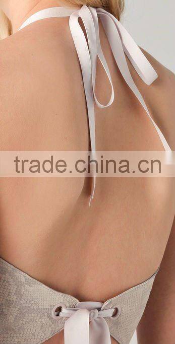 12TT012 Python skin printing TBSP brought suede tank top