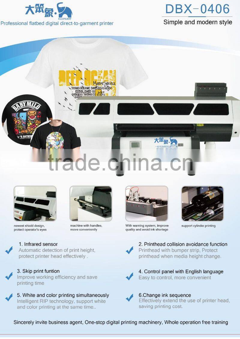 China factory sale low Price Textile digital t-shirt printing machine