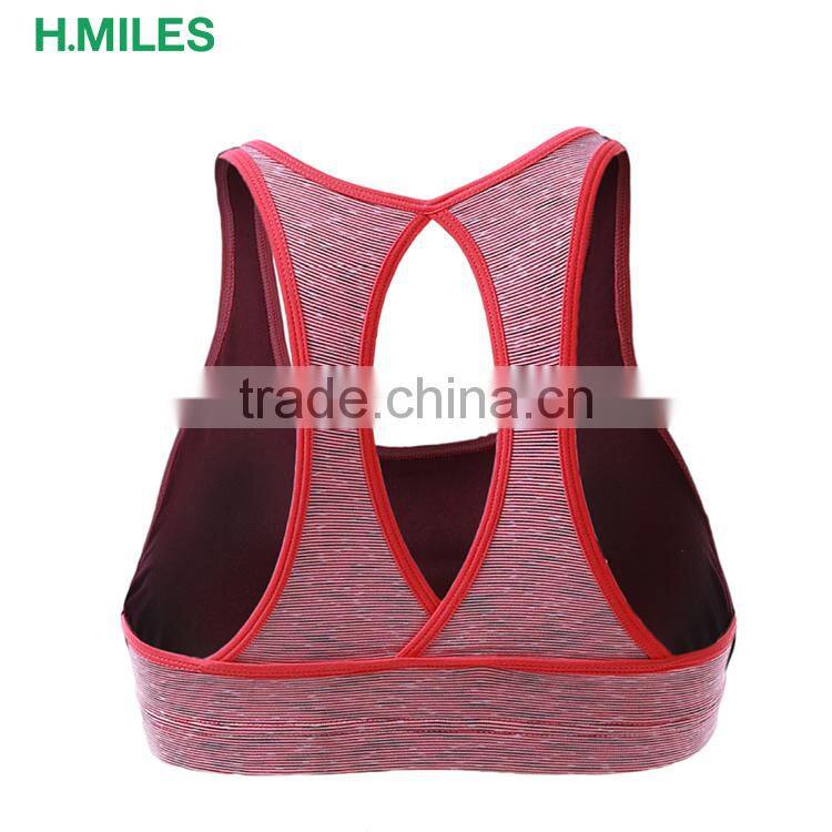 Custom quickdry Jogging fitness bra running yoga vest athletic bra