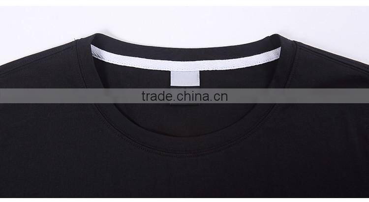 factory bulk gym v-neck or o-neck round bottom design unisex scoop bottom t shirt