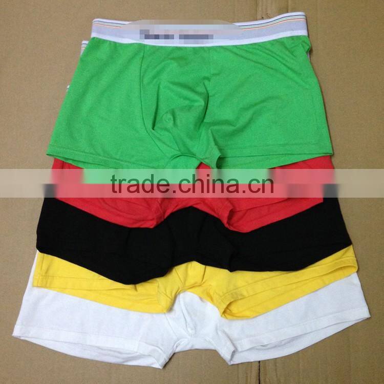 Custom Elastic Waistband Underwear Manufacture Embroidered Mens Underwear Boxers Print