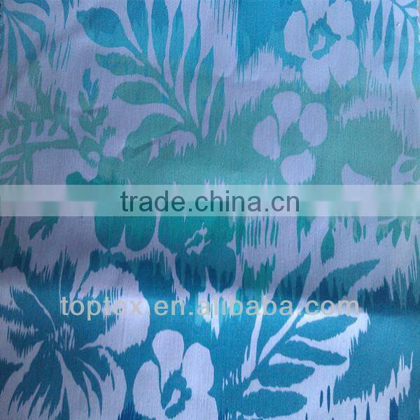 T/C twill spandex calico fabric
