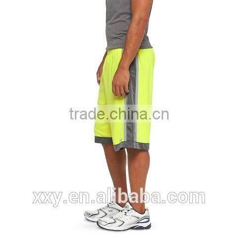 Promotion men's cheap customized basketball shorts with pockets