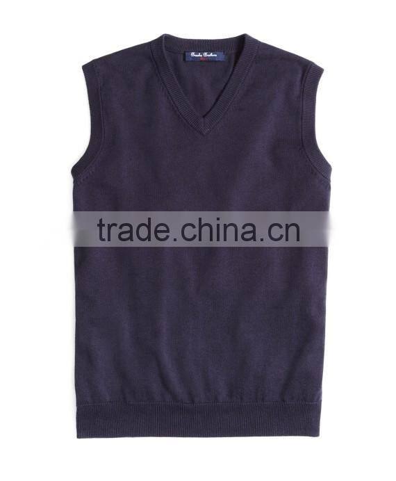 Child sweater as school v-neck uniform pullover sweater